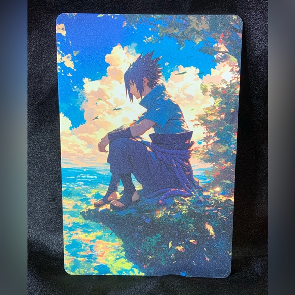 Double sided A5 anime board Sasuke (Naruto) - Picture 1 of 2